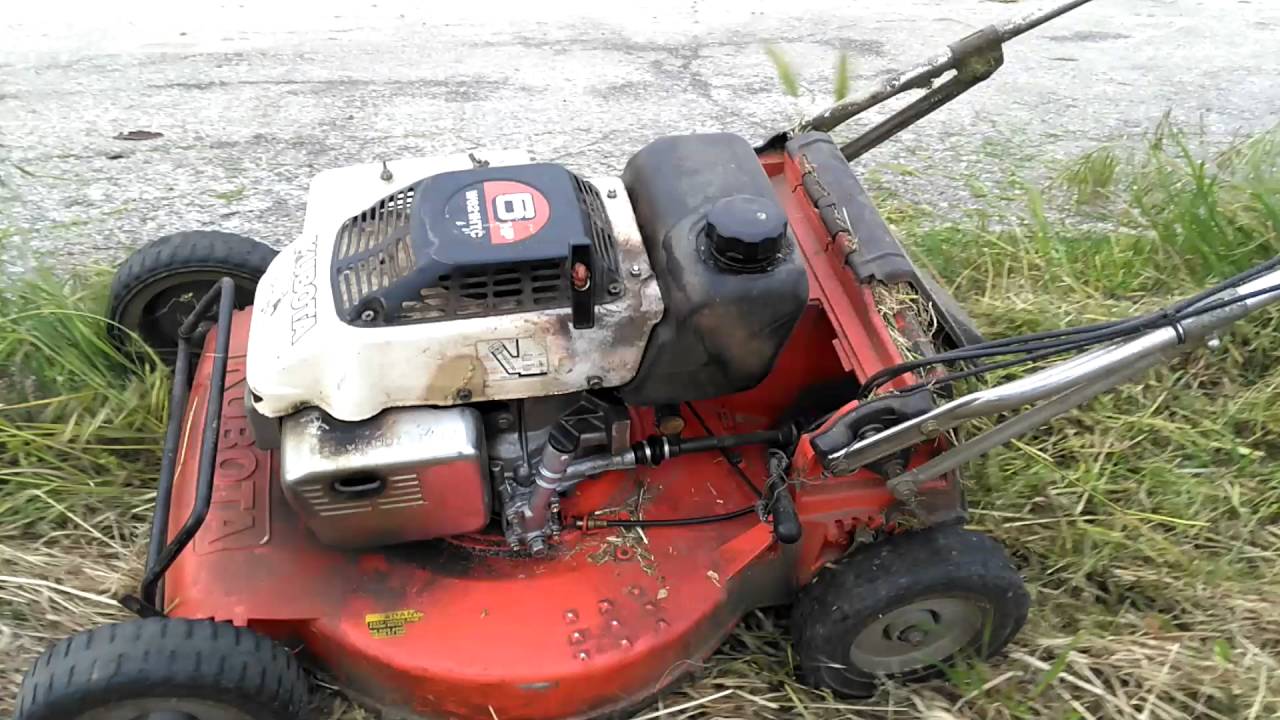 Kubota W621Htc 6 Hp - Youtube