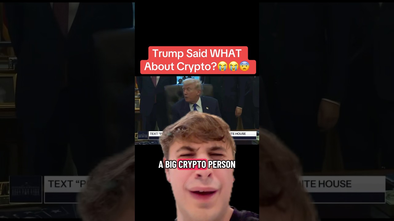 Trump Said WHAT About Crypto?!😭