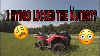 honda rancher 420 HYDRO LOCKED (RONDA IS FIXED)