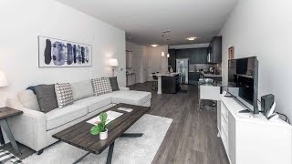 A furnished short-term -09 1-bedroom in Schaumburg at the new Element at Veridian