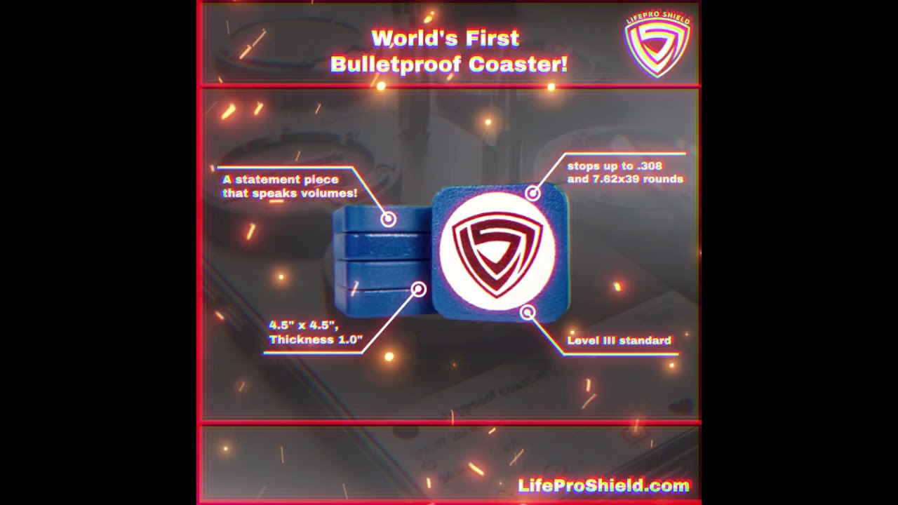 WORLDS FIRST Bulletproof Coaster  