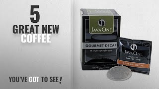Top 10 Java One Coffee [2018]: Java One 30210 Single Cup Coffee Pods, Columbian Decaf (JAV30210)