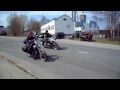 Motorcycle parade in Vaasa