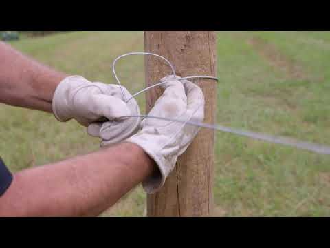 How to Tie a Slip Knot with High Tensile Wire