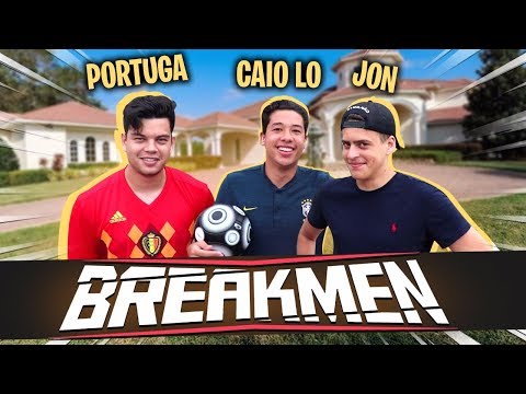 JON VLOGS vs PORTUGA - DESAFIO DO DOMÍNIO NA MANSÃO BREAKMAN!!!