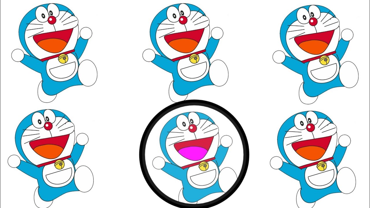 FIND ODD ONE DORAYMON RIDDLE doraemon viral 