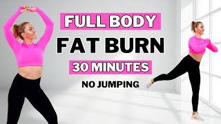 🔥30 Min Sweaty Hiit🔥Full Body Fat Burn🔥All Standing🔥No Jumping🔥No Repeat🔥#Homeworkout