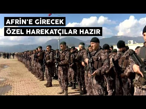 Afrin'e girecek özel harekatçılar hazır