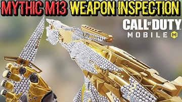MYTHIC M13 MORNINGSTAR WEAPON INSPECTION ON ALL COMPLETIONIST CAMOS IN CALL OF DUTY MOBILE | CODM