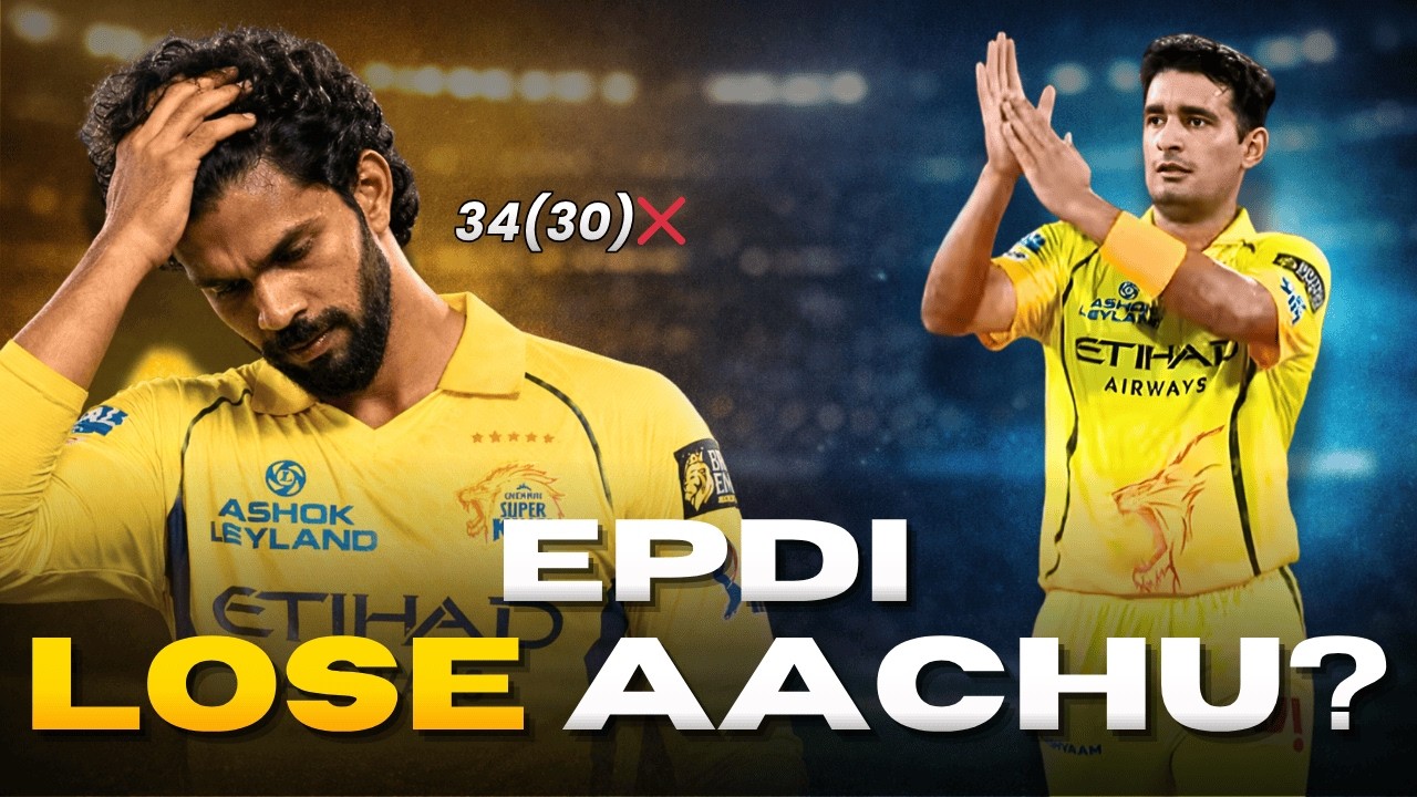 Aachu CSK Eppadi Lose Aachu? 😡 Batting Collapse Cost the Match! - YouTube