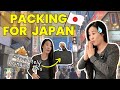 Everything i packed for my 10 day trip to japan
