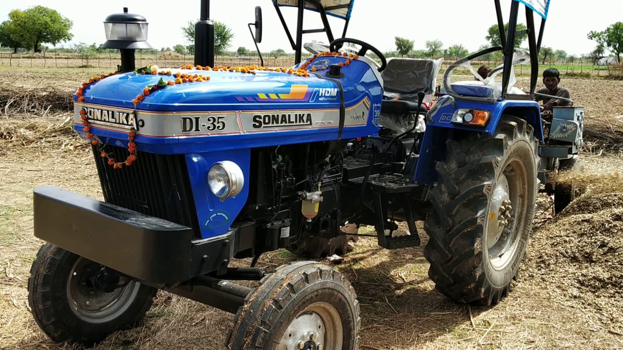 Sonalika Di 35 power steering double clutch work my farm YouTube
