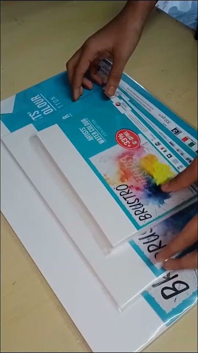 Brustro sheet a3,a4,a5 300gsm watercolor sheet 🎨 #viral #brustro #watercolor #shorts
