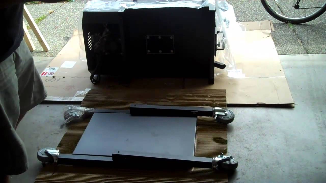 blazn grillworks grand slam unpacking setup and initial burn blaz n grill works grand slam