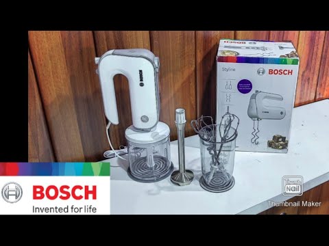 مضرب يدوي بوش 500 وات متعدد الاستخدامات - Bosch MFQ4080 Mixer 500 Watt With Chopper review