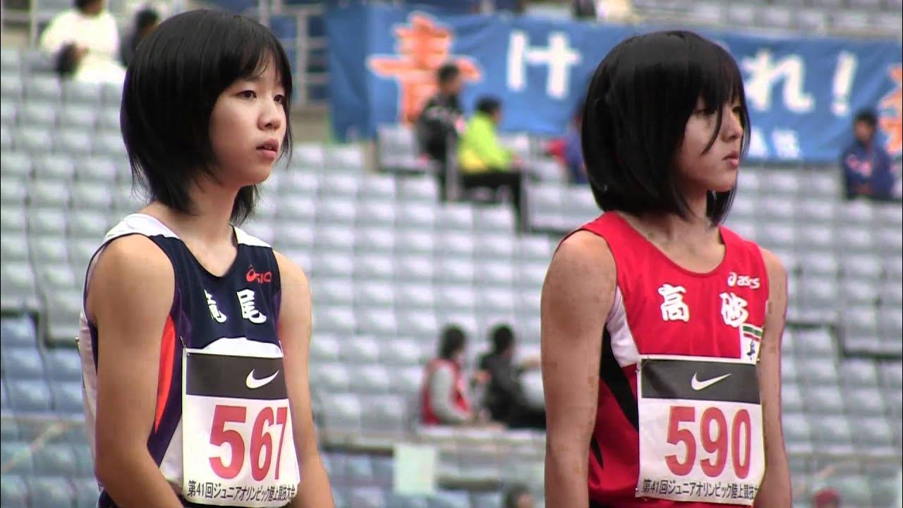 Track and field W'１００ｍ Final　Jr.Olympics陸上2010-1023