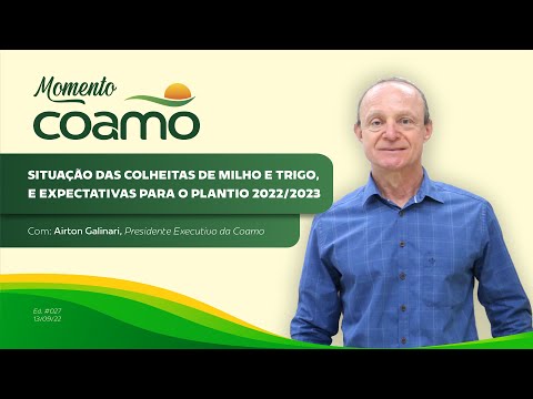 Momento Coamo: Situação das colheitas de milho e trigo, e expectativas para o plantio 2022/2023