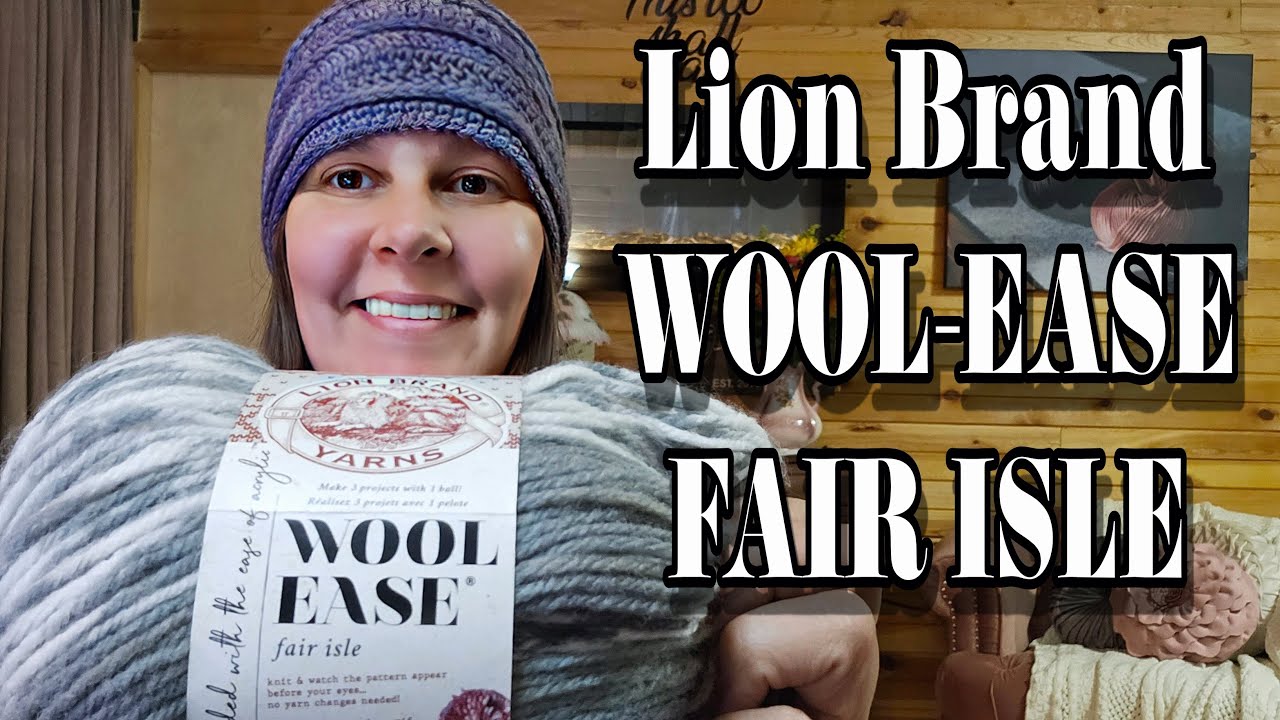 Lion Brand Worsted Acrylic & Wool Ease Fair Isle Yarn by Lion Brand