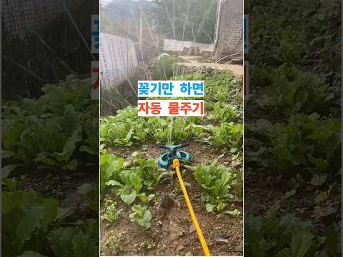 물주기 자동완성! 360도 스프링클러
