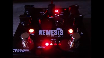 Ambient guitar looping with Source Audio NEMESIS delay