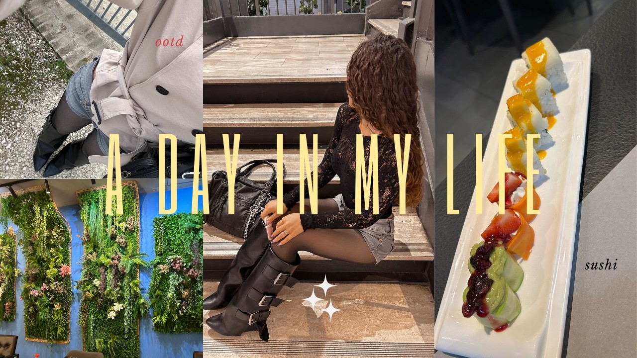 A day in my life✨🍱🎞️ || vlog, sushi, cinema