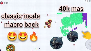 Agario classic mode macro back 😍🤩 agario macro back