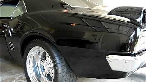 1967 Pontiac Firebird with a 455 engine.