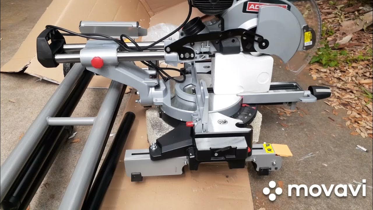 The Easy way of Mounting 12" Admiral Miter Saw on Miter Stand YouTube