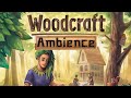 Woodcraft board game ambience  game scenes with acoustic background music and sound effects