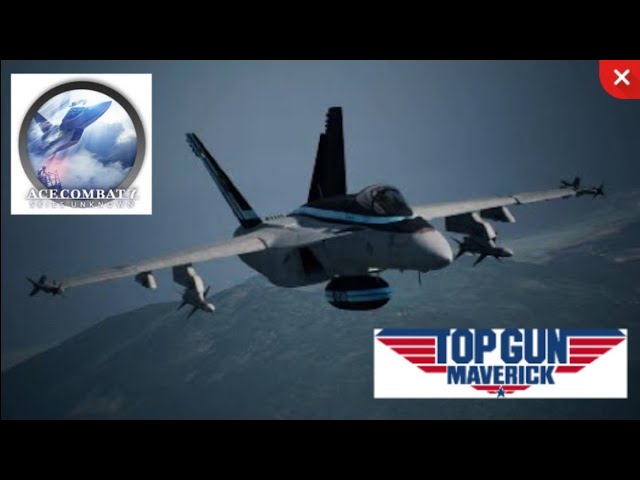 ACE COMBAT™ 7: SKIES UNKNOWN - TOP GUN: Maverick Aircraft Set - on