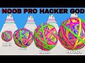 NOOB VS PRO VS HACKER VS GOD in RubberBall Runner