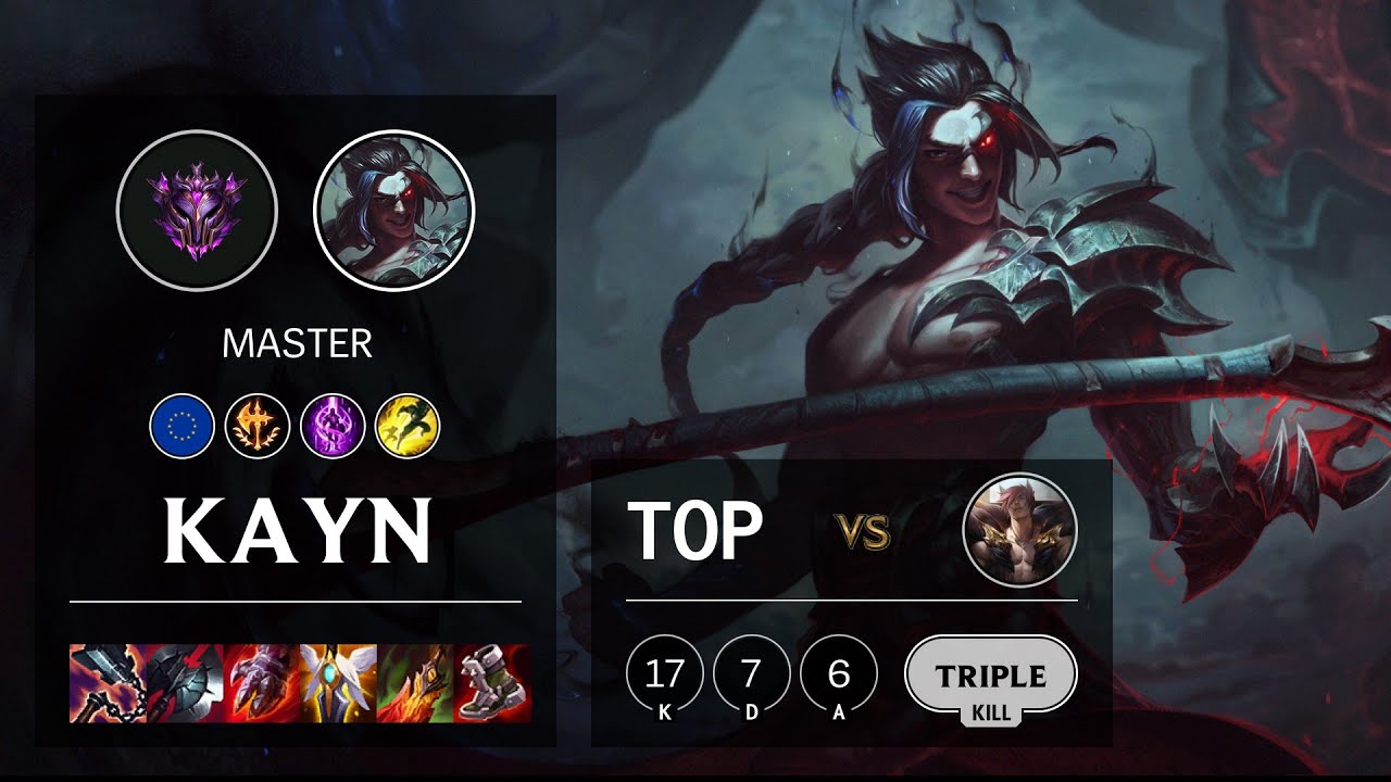 Kayn Top vs - EUW Master Patch -