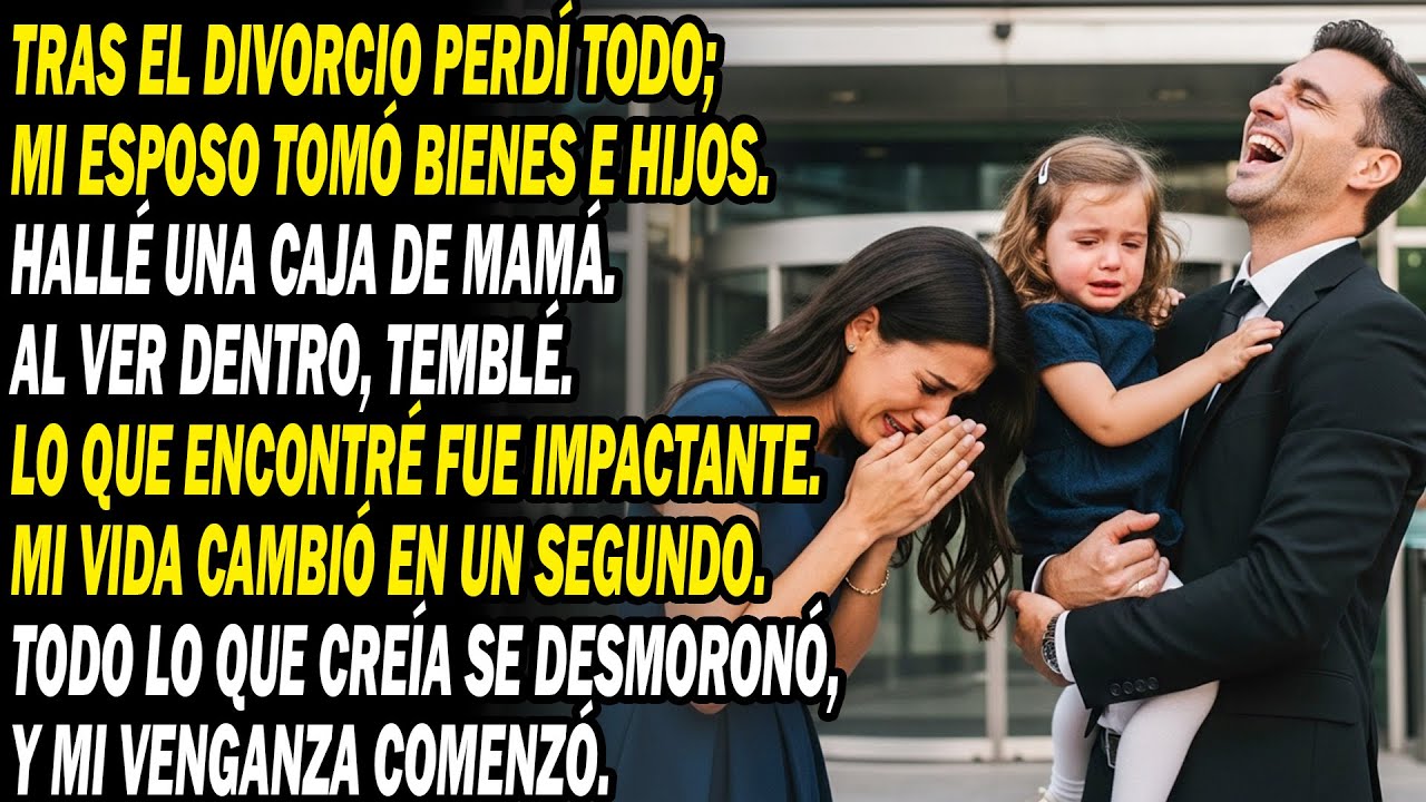 Tras Divorcio Perdí Todo; Esposo Tomó Bienes E Hijos. Hallé Caja Mamá. Al Ver Dentro, Temblé... 😱.