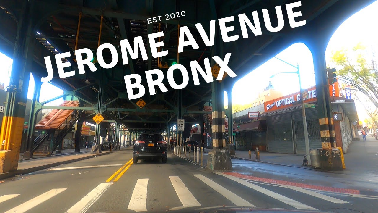 Jerome Avenue & River Avenue Bronx New York City (NYC) 4 Train USA 4K