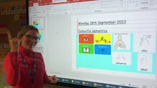 Colourful semantics demo