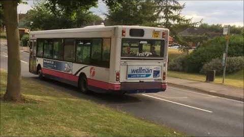 First Essex ADL Dennis Dart SLF Pointer 42930 SN05 EAM Route 54 Kickdown