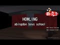 【カラオケ】HOWLING/abingdon boys school