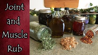 Homemade Natural Joint and Muscle Rub