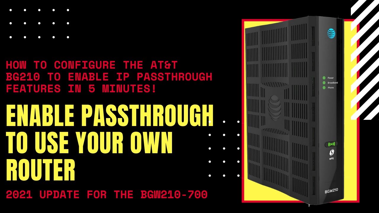 At&T Arris Bgw210-700 Ip Passthrough - hand-madebykasia