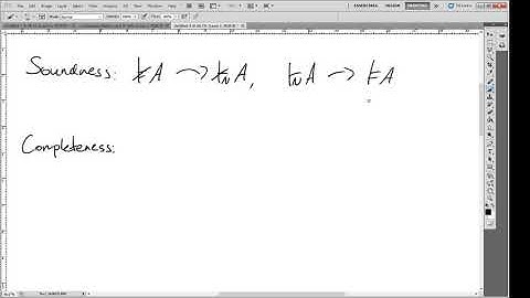 Soundness and Completeness