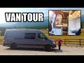 DIY Van Tour of Our New Tiny Home with Shower | Simply Miss Sarah