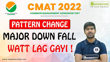MBA CMAT 2022 I PATTERN CHANGE I MAJOR DOWN FALL WATT LAG GAYI..