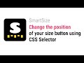 Smartsize  change the position your size chart button using css selector