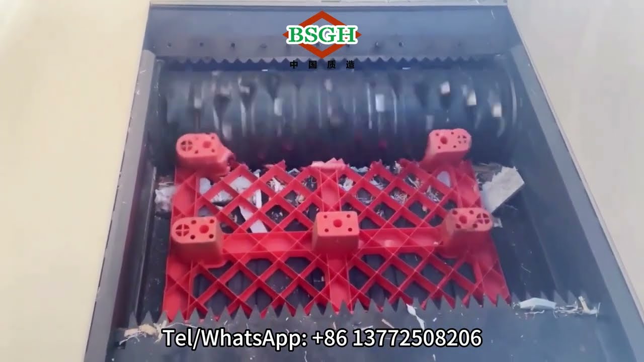 Pallet Shredder Machine | Plastic Pallet Shredders | Single Shaft Shredder for sale