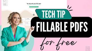 How to Create Fillable PDFs with checkboxes + fillable text with a free tool Sejda with Emily Reagan