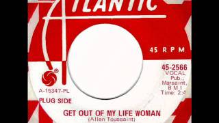 Get Out Of My Life Woman by Solomon Burke on Mono 1968 Atlantic 45. chords