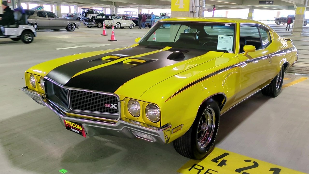 1970 Buick GSX Stage 1 455 V8 360 Hp 4 Speed 64,000 Miles SOLD $198,000 Auction 1 of 120 Built in 70