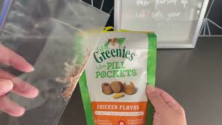 GREENIES Pill Pockets Unboxing