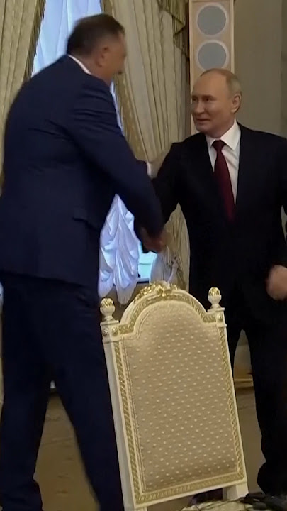 Putin Meets With Pro-Russian Bosnian Serb Leader Dodik