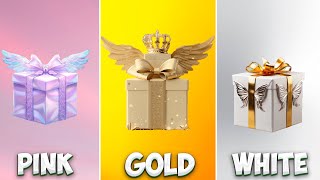 CHOOSE YOUR GIFT PINK ,GOLD OR WHITE